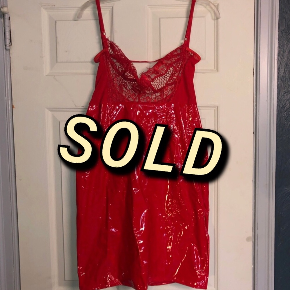 Lace and Latex Dress